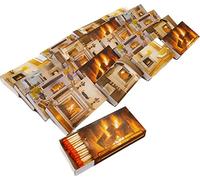 KM - Fiammiferi per barbecue, camino e candele, 10 cm, diversi motivi, Kamin, 20 pz