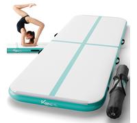KM-Fit Air Track tappetino ginnastica gonfiabile 300x100x10 cm Drop-Stitch pompa
