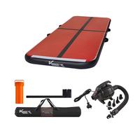 KM-Fit Tappetino da ginnastica gonfiabile Airtrack Fitness Sport Gym Mat 3m
