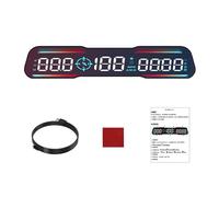 KM/H MPH Meter Accessori Auto Tachimetro Orologio G19 HUD Smart Digital Allarme Promemoria Meter GPS For Auto Heads Up Display Bussola Facile Da Installare