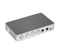KM200 Mixer Audio Karaoke Portatile Stereo Digitale Amplificatore 4K 2K con Doppio Microfono Compatibile Dispositivi Multipli
