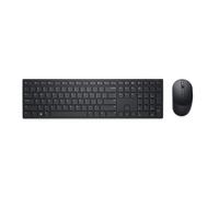 Dell KM5221W Pro Wireless Keyboard and Mouse, UK (QWERTY), 2.4GHz, 128-bit AES E