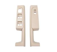 KMAGE 2 Pezzi Maniglia Interna Porta Anteriore E Posteriore Telaio Bracciolo Pannello Di Controllo Interruttori 3TD867157 Per Skoda Per Superb 2008-2013(Beige front)