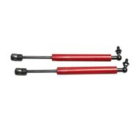 KMAGE 2 Pezzi per VW per Tiguan 2007-2019, Cofano Anteriore, Ammortizzatori A Gas, Supporto E Smorzatore Ammortizzatori Cofano Motore(Red Carbon Fiber)