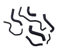 KMAGE Accessori per Auto Kit Tubi Flessibili in Silicone per Radiatore di Raffreddamento per A3 S3 TT MK1 1.8T 225 CV 2000-2002 2003 2004 2005 2006 (Matt Black)