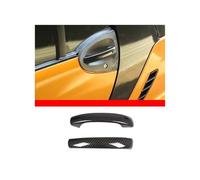 KMAGE Copertura Maniglia Porta Esterna Per Mercedes Per Benz Per Smart 451 Per Fortwo 2010 2009-2015 ABS Fibra Di Carbonio Car Trim(2pcs Carbon Fiber)