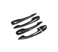 KMAGE Copertura Maniglia Portiera Esterna Per Mercedes Per Benz C E GLC Classe W205 W213 X253 2017 2018 Car Pull Door Bowl Carbon Texture Cover(Handle Carbon style)