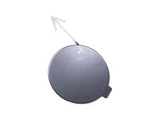 KMAGE Copertura per Gancio di Traino Paraurti Anteriore per VW per Polo 5 6R Hatchback 1a 2010-2013 6R0807241D Copertura Gancio Traino(Argento)