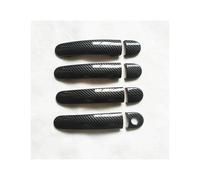 KMAGE Coprimaniglia Per Portiera Adatto Per VW Per Golf 5 MK5 V Per Rabbit 1K Accessori Plastica Imitazione Fibra Di Carbonio(4DK-1)