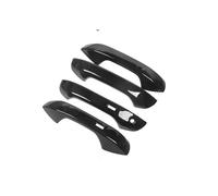 KMAGE Esterno Fibra Carbonio Nero Per VW ID. Per Buzz ID Per Buzz 2022 2023 Maniglia Per Portiera Cromata Per Auto Proteggi Accessori Per Auto Adesivi(Black 4 handle)