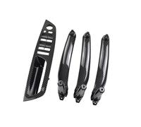 KMAGE Maniglia Interna Porta Anteriore E Posteriore Per E70 E71 X5 X6 2007-2014(Carbon Fibre 4PCS)