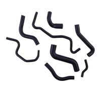 KMAGE per A3 S3 TT MK1 1.8T 225 CV 2000-2006 Kit Tubi Flessibili Radiatore in Silicone per Liquido di Raffreddamento (Matt Black)