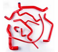 KMAGE per VW per Golf Mk3 per Jetta per Vento A3 VR6 2.8L LHD 1994-1999 Kit Tubi Flessibili in Silicone per Radiatore Dell'auto (Red)