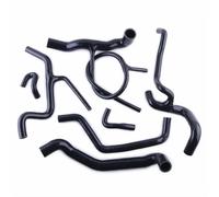 KMAGE per VW per Golf Mk3 per Jetta per Vento A3 VR6 2.8L LHD 1994-1999 Kit Tubi Flessibili in Silicone per Radiatore Dell'auto (Black)