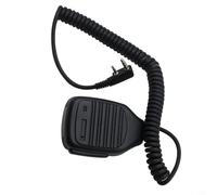KMC-21 - Microfono a distanza per Kenwood Walkie Talkie, microfono da spalla impermeabile con cancellazione del rumore, compatibile con TK-2100/TK-3100/TH-F6 e altri modelli