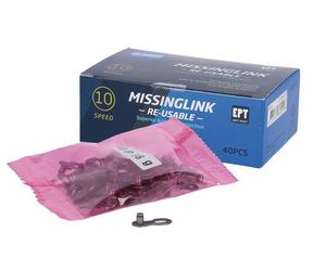 KMC Box Missinglink 10R EPT Falsamaglia per catene 10v Misure 1/2x11/128 Larghez