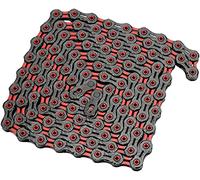 KMC Cadena X-10 SL DLC Rojo/Negro 116 ESLAB.10V.