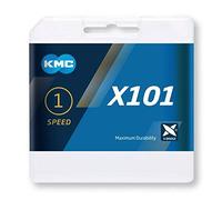 Catena KMC X101 1 velocità 112 maglie silver