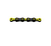 KMC Catena DLC 11 WAXED 11V 118 Maglie Double X-Bridge Black/Yellow