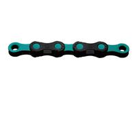 KMC Catena eBike DLC 12 WAXED 12V 126 Maglie Double X-Bridge Black Celeste