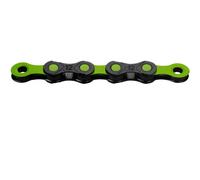 KMC Catena eBike DLC 12 WAXED 12V 126 Maglie Double X-Bridge Black Green