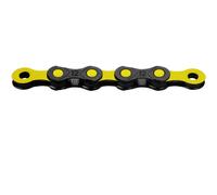 KMC Catena eBike DLC 12 WAXED 12V 126 Maglie Double X-Bridge Black Yellow