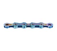 KMC Catena per bicicletta, 12 velocità, cerata, 126 maglie, compatibile con Shimano, incluso link Missinglink, X12L Aurora Blue
