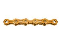 Kmc X11el Ti-n Waxed Chain Oro 118 Links / 11s Gold