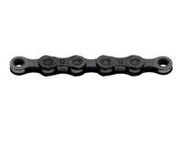 Kmc X12 Waxed 12s Chain Argento 126 Links / 12s Black