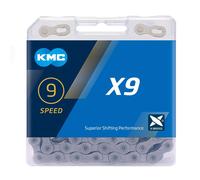 KMC Catena X9 Unisex 1/2" x 11/128" Grey