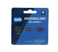 KMC Coppia Missinglink 11R DLC Falsamaglia per catene 11v Misure 1/2x11/128 Larg
