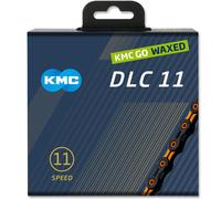 Kmc Dlc 11 Waxed Chain Arancione 118 Links / 11s