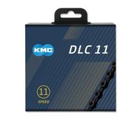 KMC DLC 11 Chain Black, Catena Unisex Adulto, Nero, 1/2” x 11/128”