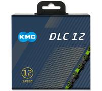 Catena KMC DLC12 12V 126 maglie nero verde