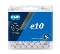 KMC e10 10-fach Fahrradkette (E-Bike) 122 Glieder Silver
