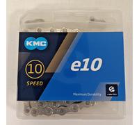 KMC E10 SILVER 122 maglie catena per e-bike biciclette elettriche ebike knc