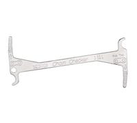 KMC Easy Chain Checker - Indicatore di usura della catena, universale, argento