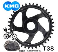 KMC Ebike Bicicletta Corona per Bosch Gen.4 Pignone 38 Denti Kl 52