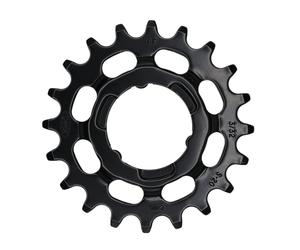 KMC KB 3/32, Ruota dentata per Bicicletta elettrica con mozzo del Cambio Shimano, 1/2" x 11/128", in Acciaio CrMo Unisex Adulto, Nero, Zähneanzahl: 20