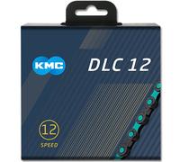 Kmc Dlc 12 Road/mtb Chain Argento 126 Links Black / Celeste