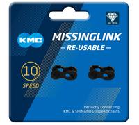 KMC MissingLink 10 R DLC Kettenschloss 1/2×11/128' Per catena a 10 fach Nero