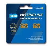 KMC MissingLink 12 Speed Ti-N Gold Non-Reusable