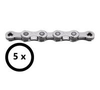 KMC Set 5 Catena eBike eGlide EPT 9/11V 132 Maglie Linkglide compatibile con Shi