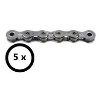KMC Set 5 Catene eBike e101 EPT 1V 112 Maglie Silver