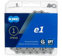 Kmc chaine z1 1 2 x 3 32 pouces 110s acier rapide simple argent