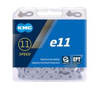 KMC Unisex's e11 EPT eBike Chain, Dark Silver, 136 Link