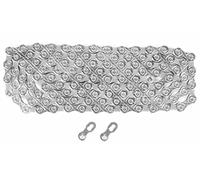 KMC X10 Np/Bk-116L, Catena Unisex-Adulto, Argento, 0.5 Inches X 0.39"