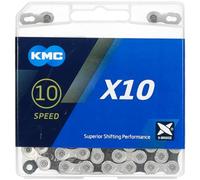 Catena kmc x10 114 collegamenti 10s nero argento