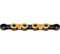 Kmc X12 Ti-n Waxed Chain Oro 126 Links / 12s Gold / Black