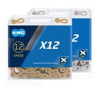 KMC X12 Chain Ti-N Gold 126 Links